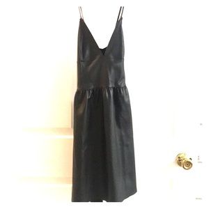 Zara leather dress